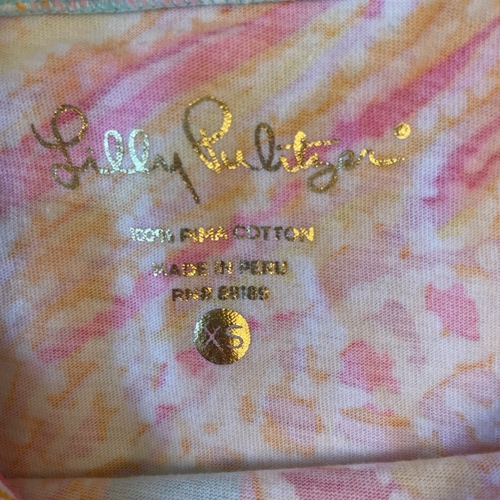 Lilly Pulitzer Pink, Yellow & Blue Shell-Print Mini Dress - Picture 4 of 8